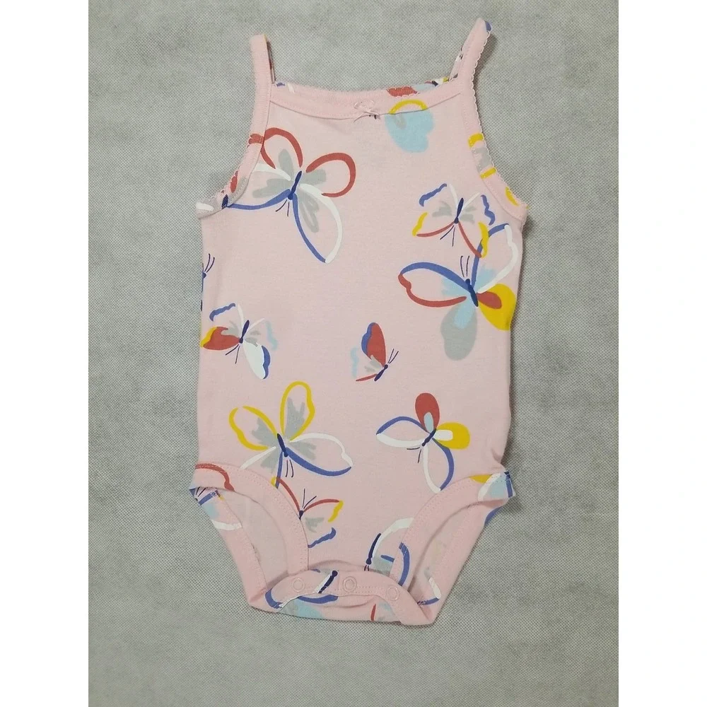 Carter's Baby Girls‎ Size 6 Months 3 pc Top Bodysuit & Shorts Summer Outfit NEW